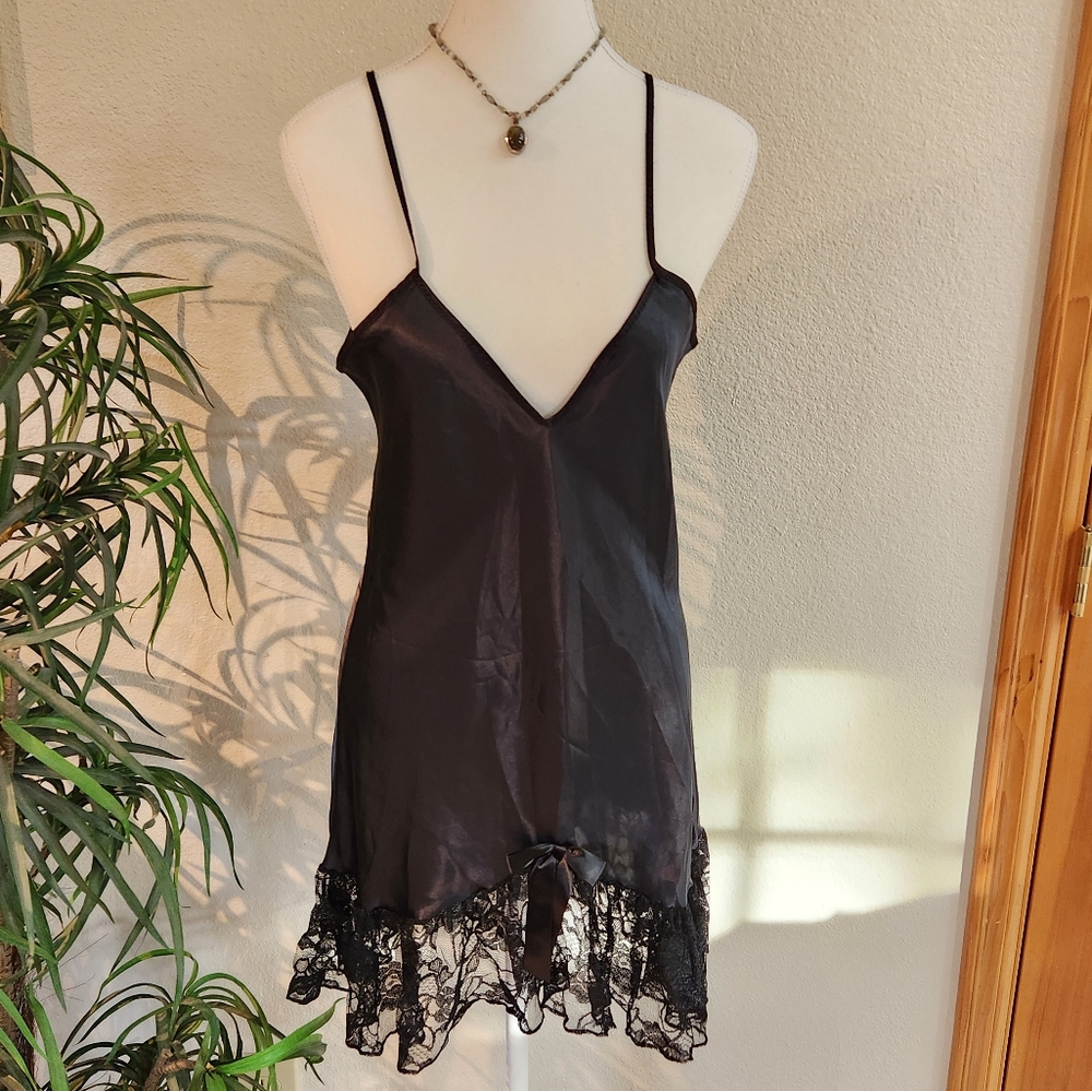 Black Chemise with Lace